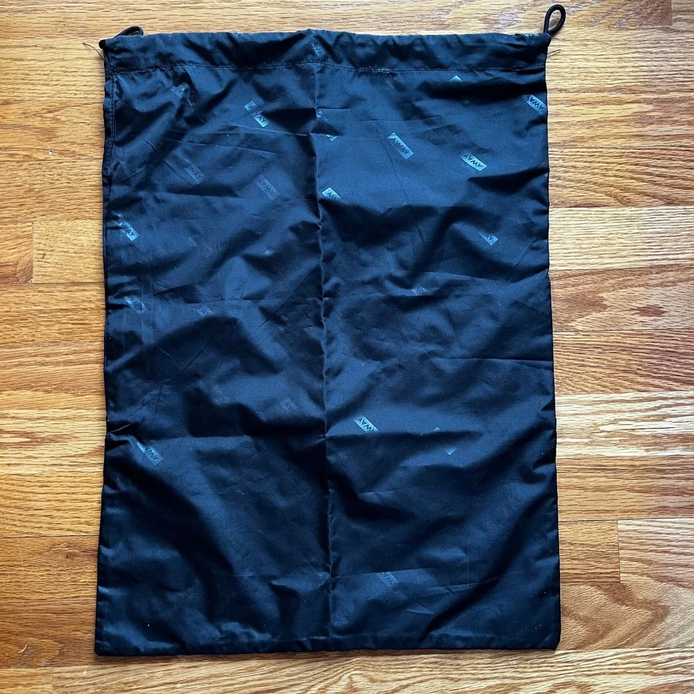 Away Drawstring Dust Bag Black Logo Print Travel‎ Storage Nylon 22x16 Drawstring